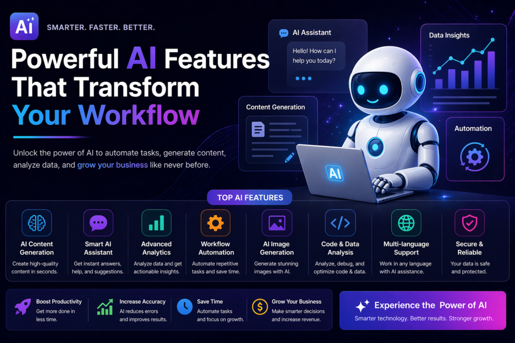 Powerful AI Features