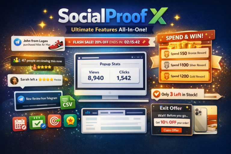 Turn Website Visitors Into Paying Customers with SocialProof X.