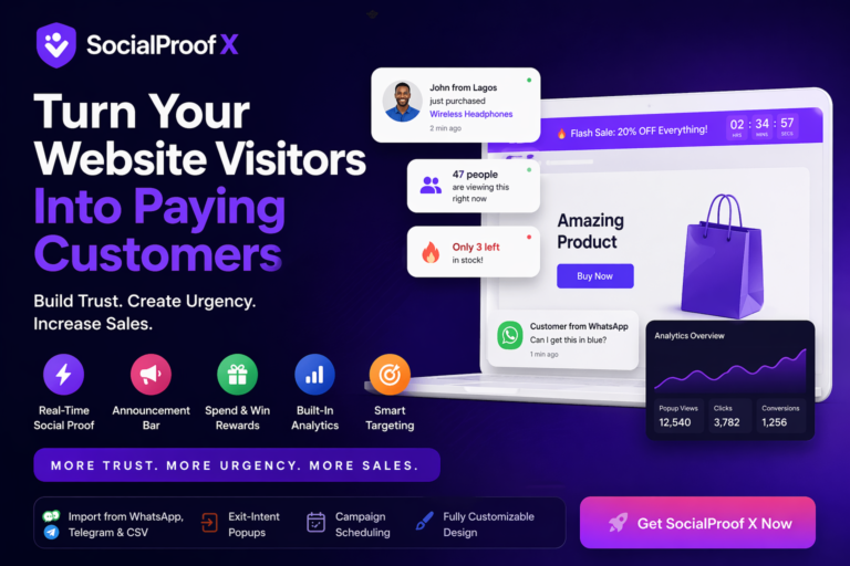 SocialProof X