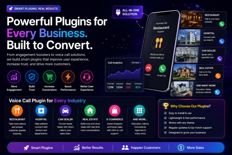 Powerful Plugins for Every Business: Built to Engage, Convert, and Grow